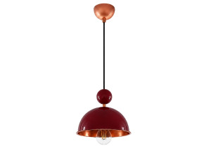 Lampe suspendue en métal "Bubble" - 21 x 21 cm - Bordeaux