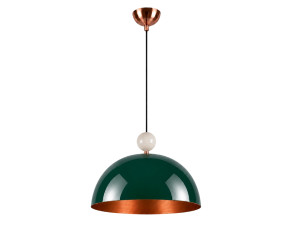 Lampe suspendue en métal "Bubble" - 40 x 40 cm - Vert Foncé