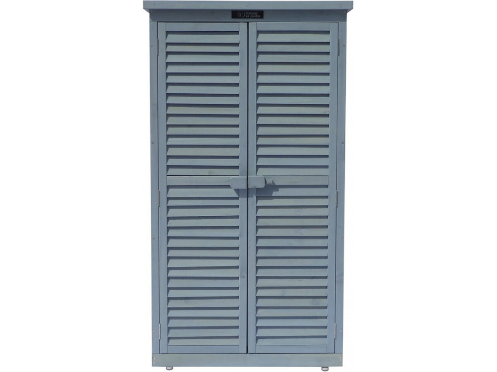 Armoire de jardin "Space" - 87 x 46.5 x 160 cm - Bleu ciel