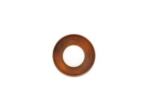 Applique murale en bois "Hand-S" - Noyer / Blanc