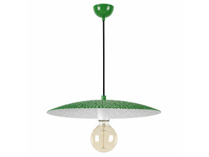 Lampe suspendue en métal "Soleil" - 39 x 39 cm - Vert Clair