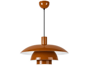 Lampe suspendue en métal "Layer" - 45 x 45 cm - Marron