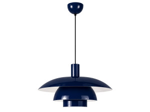 Lampe suspendue en métal "Layer" - 45 x 45 cm - Bleu Marine