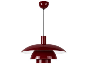 Lampe suspendue en métal "Layer" - 45 x 45 cm - Bordeaux