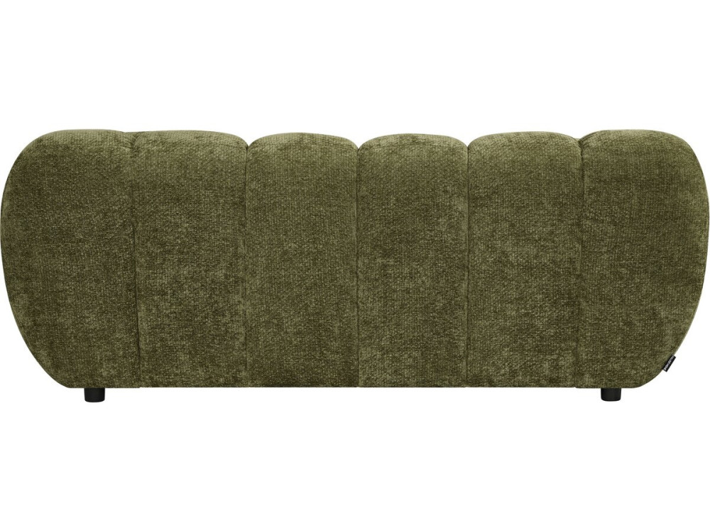 Canapé droit style bubble en tissu "Carnot" - 2 places - Vert