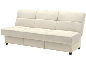 Canapé Clic-Clac "Enzo" - 186 x 80 x 87 cm - 3 places - Beige