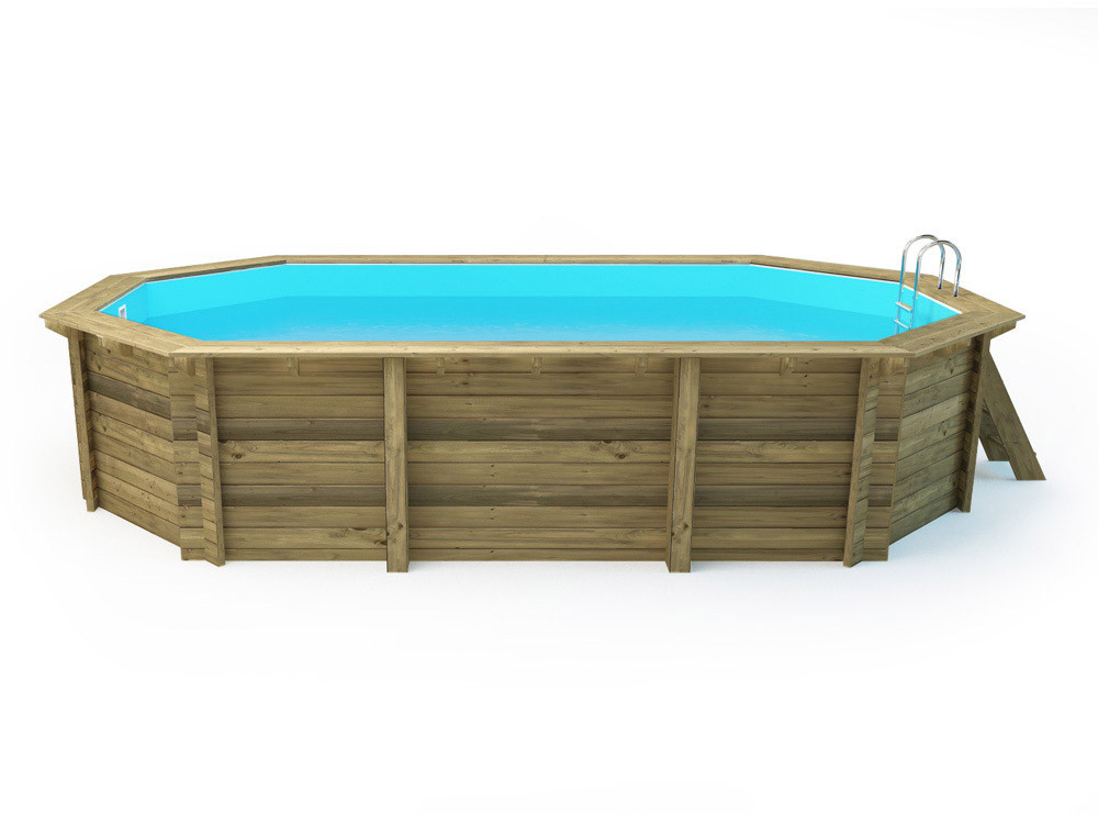 Piscine bois " Palma 130 " - 7.57 x 4.07 x 1.31 m