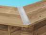 Cache angle pour piscine bois - Lot de 8