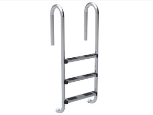 Echelle de piscine en acier inoxydable - 3 marches