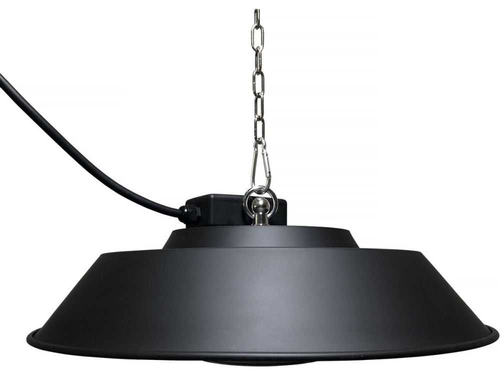 Chauffage électrique suspendu - 1500W - Noir