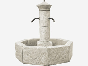 Fontaine "Méridionale"- Diamètre 122 cm x H.116 cm