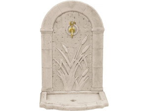Fontaine "ROSEAU" - en pierre reconstituée - 62 x 42 x 93 cm