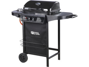 Barbecue gaz "Party 3" - 3 brûleurs dont 1 latéral - 9.38 kW - Noir