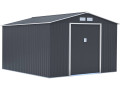 Abri de jardin métal "Vegas" - 13 m² - Gris
