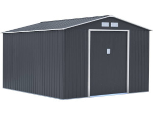 Abri de jardin métal "Vegas" - 13 m² - Gris