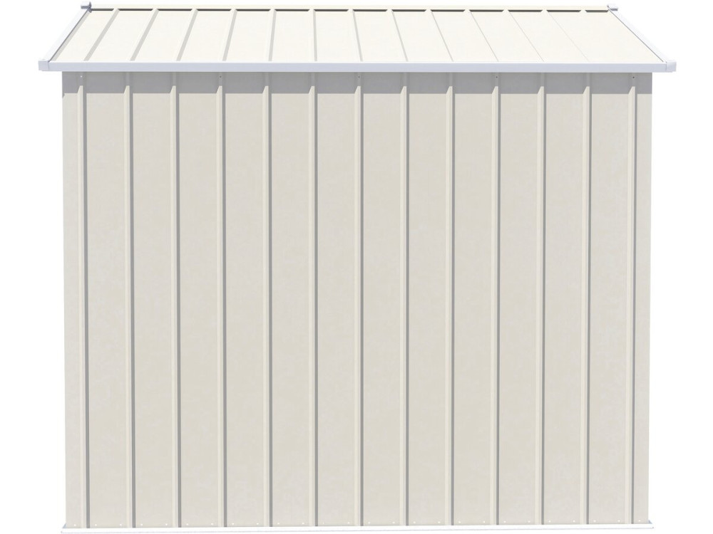 Abri de jardin en métal "Nebraska" - 4,12 m² - Beige