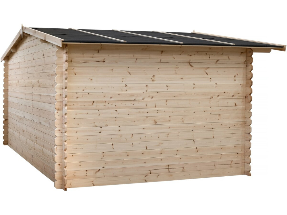 Abri de jardin en bois 14m² "Oz" - 388 x 298 x 225 cm - 28 mm