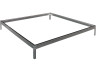 Embase pour serre polycarbonate"Hortensia" - 3,65 m² - 192 x 190 x 8 cm