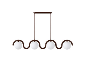 Lustre en métal "GEDIK-20443" - 110 x 17 cm - Marron