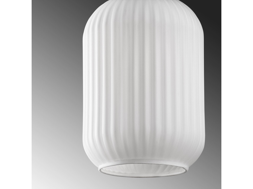 Lampe suspendue en métal "Asker" - 13 x 13 cm - Doré