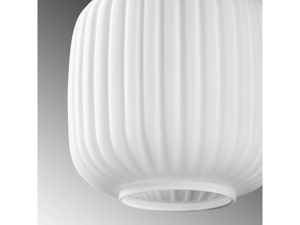 Lampe suspendue en métal "Asker" - 20 x 20 cm - Doré