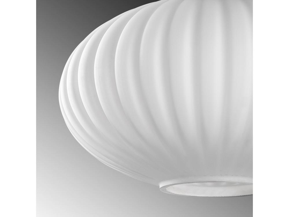 Lampe suspendue en métal "Asker" - 30 x 30 cm - Doré