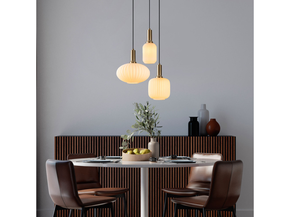 Lustre en métal "Asker" - 55 x 55 cm - Doré