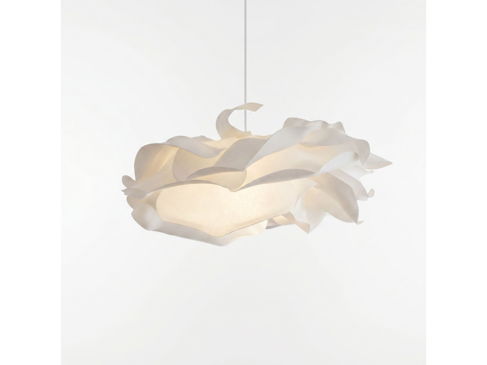 Lampe suspendue en plastique "MOD0009" -  58 x 58 cm - Blanc