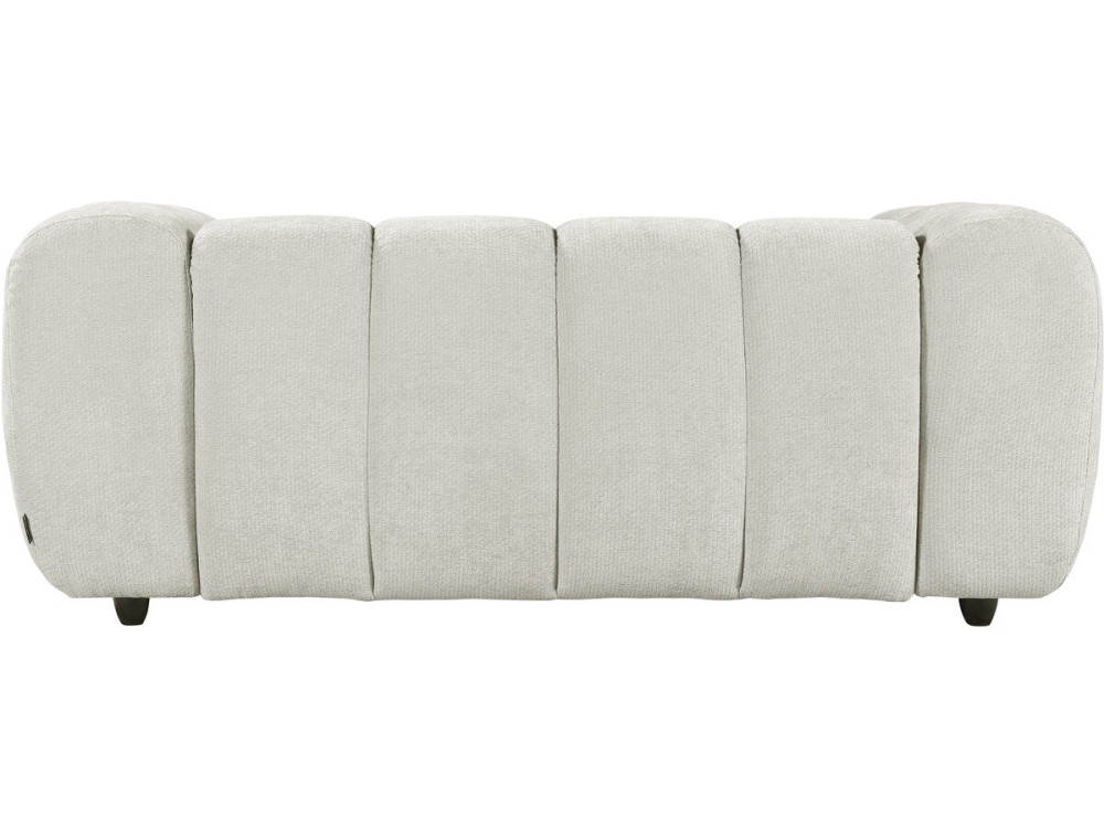 Canapé droit style bubble en tissu "Courcelles" - 2 places - Beige