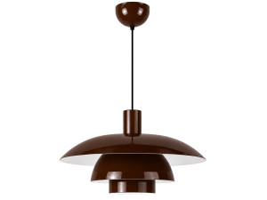 Lampe suspendue en métal "Layer" - 45 x 45 cm - Marron