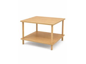Table Basse en bois " Peka-0049 " - 60 x 42,5 x 60 cm - Chêne Saphir