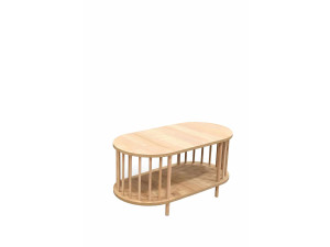 Table Basse en bois " Peka-0111 " - 90 x 43 x 45 cm - Chêne Saphir