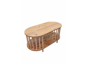 Table Basse en bois " Peka-0111 " - 90 x 43 x 45 cm - Pin