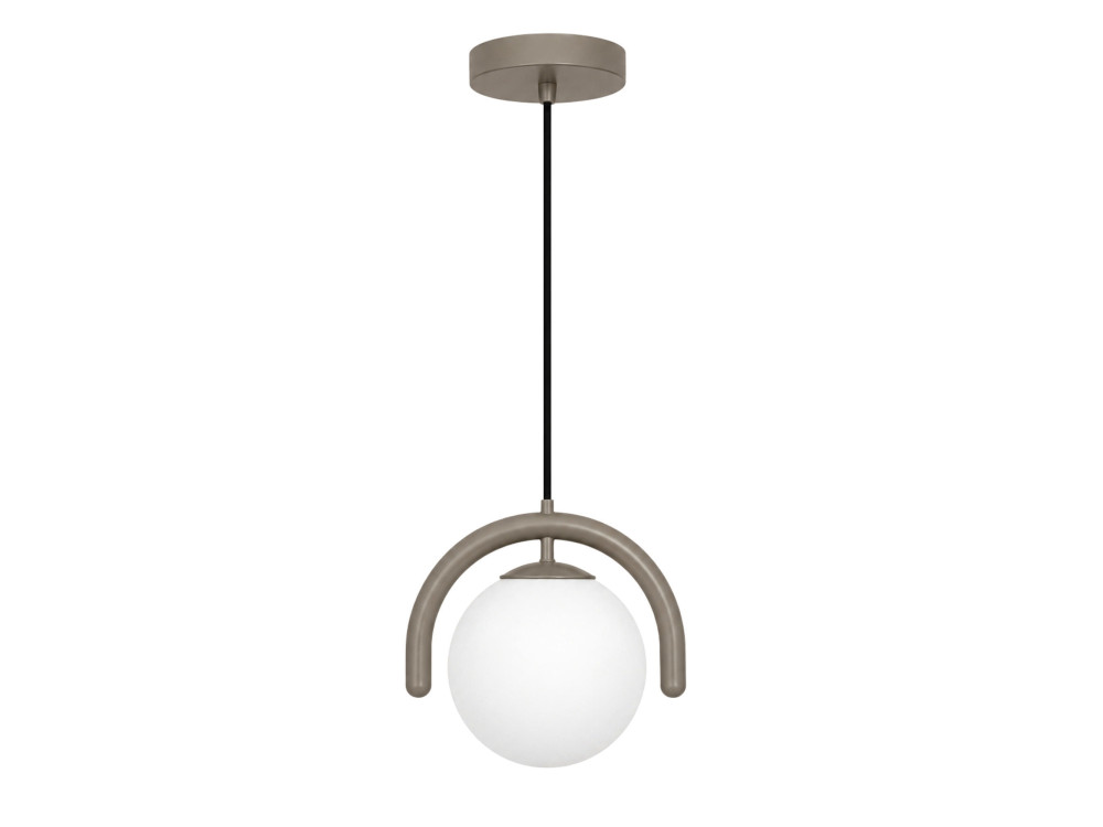 Lampe suspendue en métal "GEDIK-20441" - 20 x 20 cm - Gris