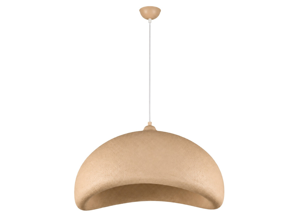 Lampe suspendue en métal "Vegas" - 64 x 51 cm - Beige