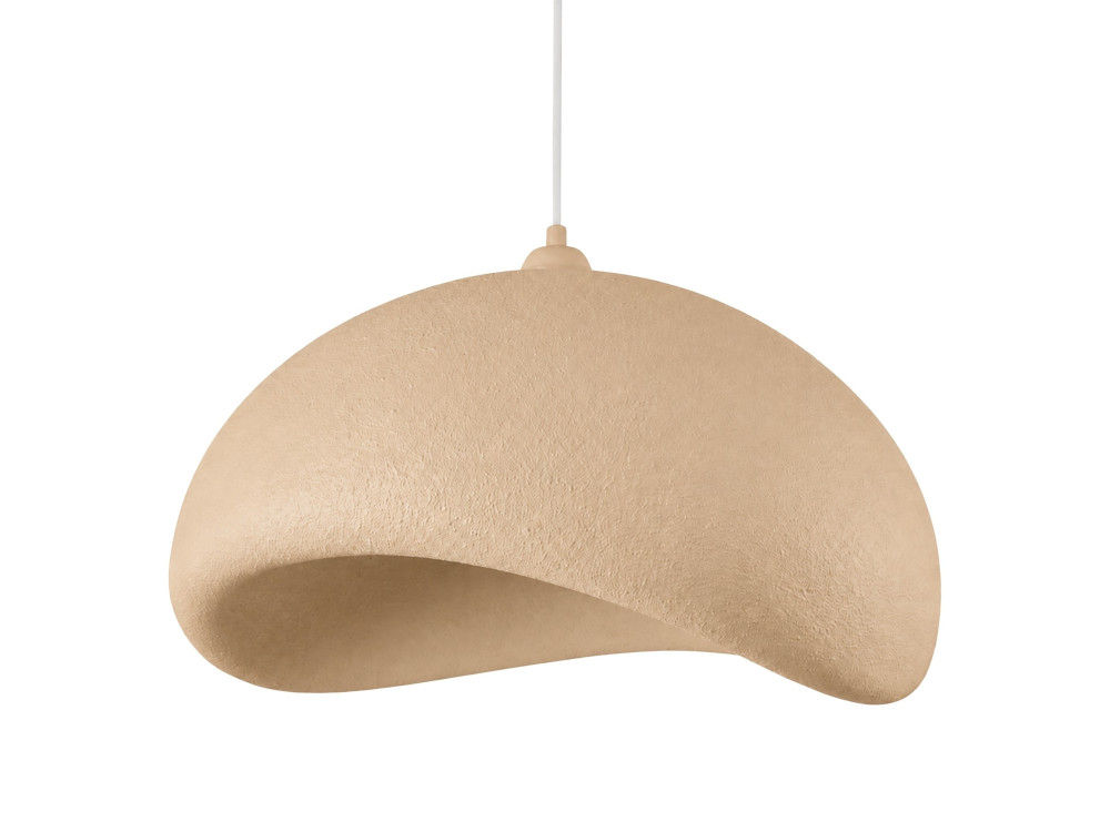 Lampe suspendue en métal "Vegas" - 64 x 51 cm - Beige