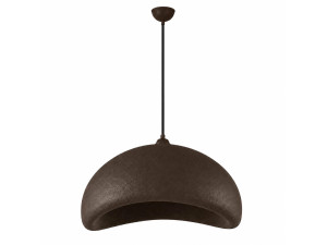 Lampe suspendue en métal "Vegas" - 64 x 51 cm - Marron