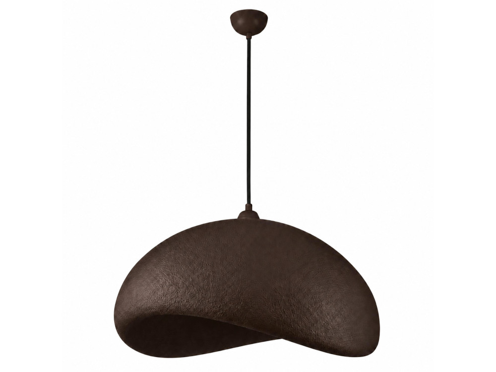Lampe suspendue en métal "Vegas" - 64 x 51 cm - Marron