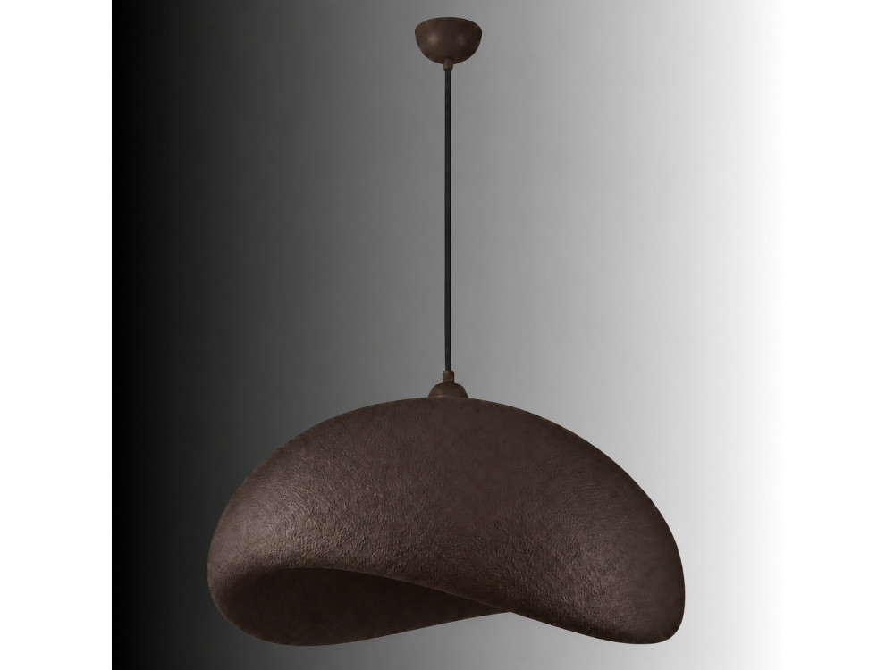 Lampe suspendue en métal "Vegas" - 64 x 51 cm - Marron