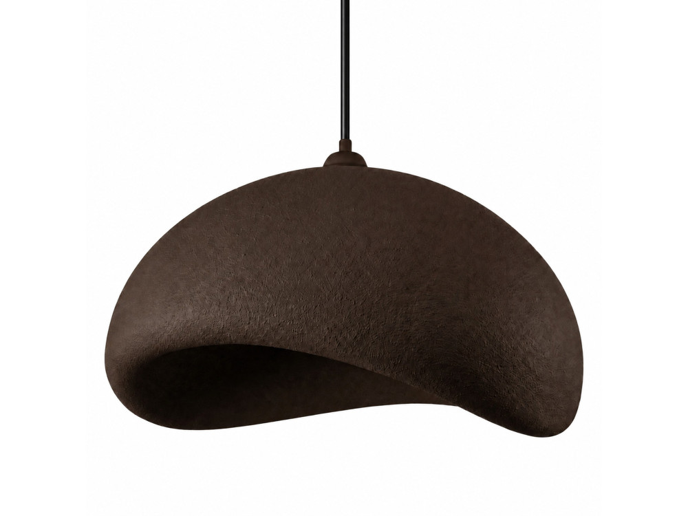 Lampe suspendue en métal "Vegas" - 64 x 51 cm - Marron