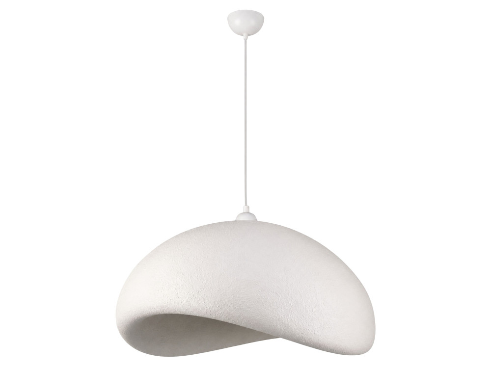 Lampe suspendue en métal "Vegas" - 64 x 51 cm - Blanc