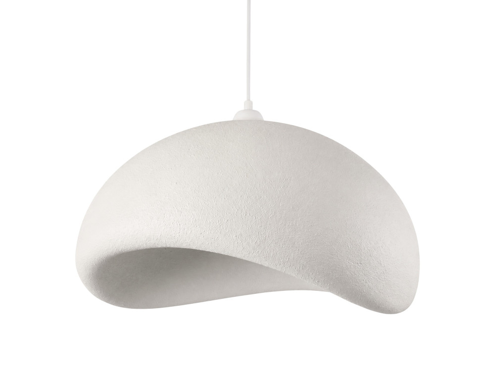 Lampe suspendue en métal "Vegas" - 64 x 51 cm - Blanc