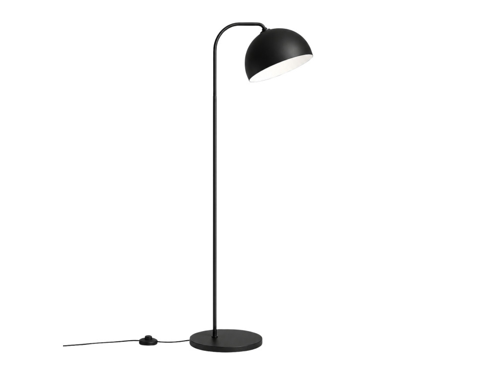 Lampadaire en métal "Yaka" - 51 x 51 cm - Noir