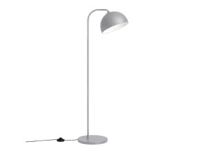 Lampadaire en métal "Yaka" - 51 x 51 cm - Gris