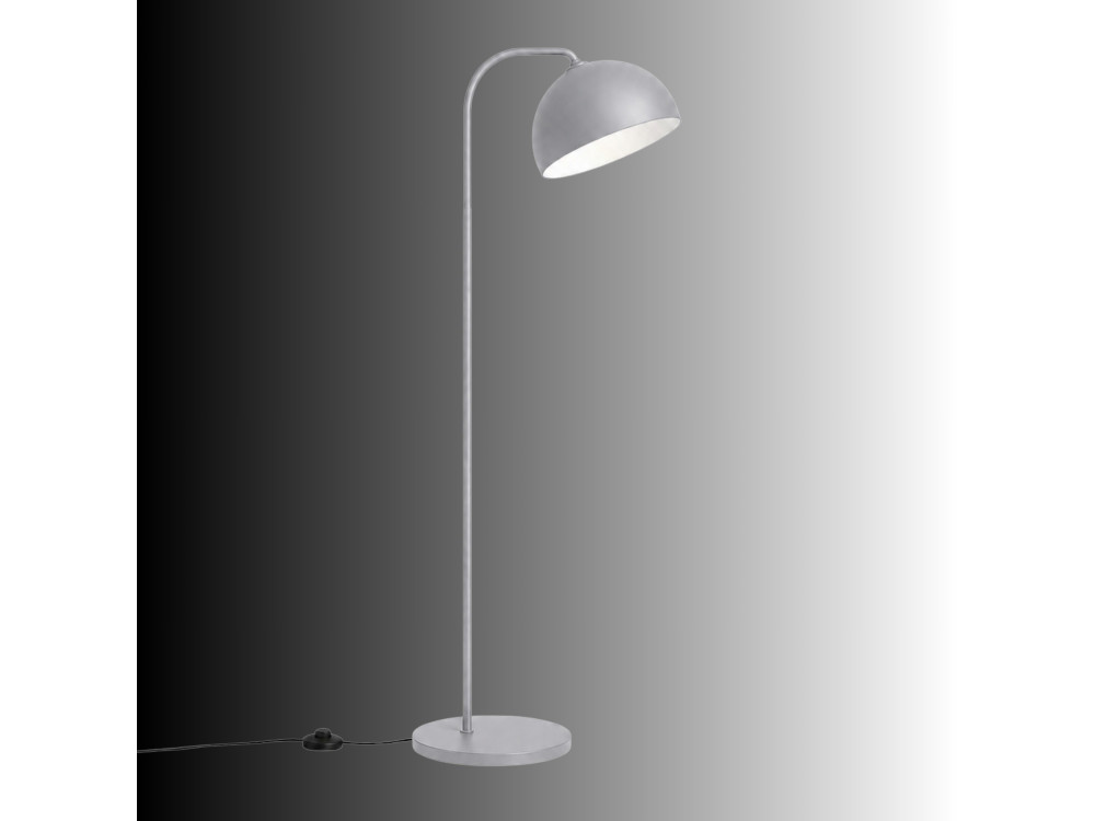 Lampadaire en métal "Yaka" - 51 x 51 cm - Gris