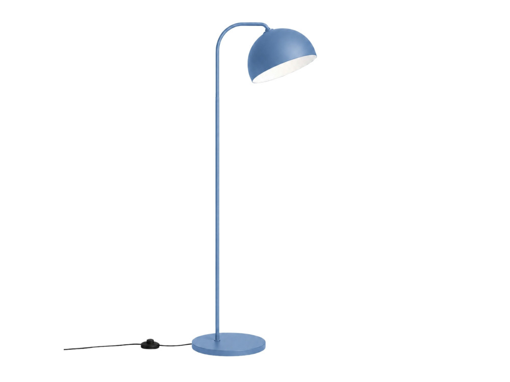 Lampadaire en métal "Yaka" - 51 x 51 cm - Bleu