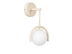 Applique murale en métal "GEDIK-20445" - 20 x 20 cm - Beige