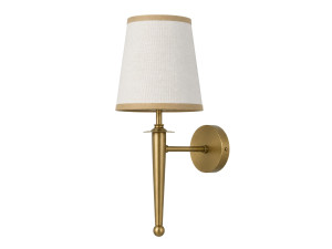 Applique murale en métal "Milano" - 22 x 22 cm - Beige