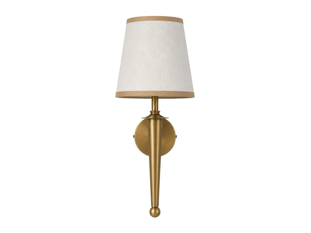 Applique murale en métal "Milano" - 22 x 22 cm - Beige