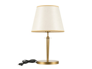 Lampe de table en métal "Milano" - 31 x 31 cm - Beige